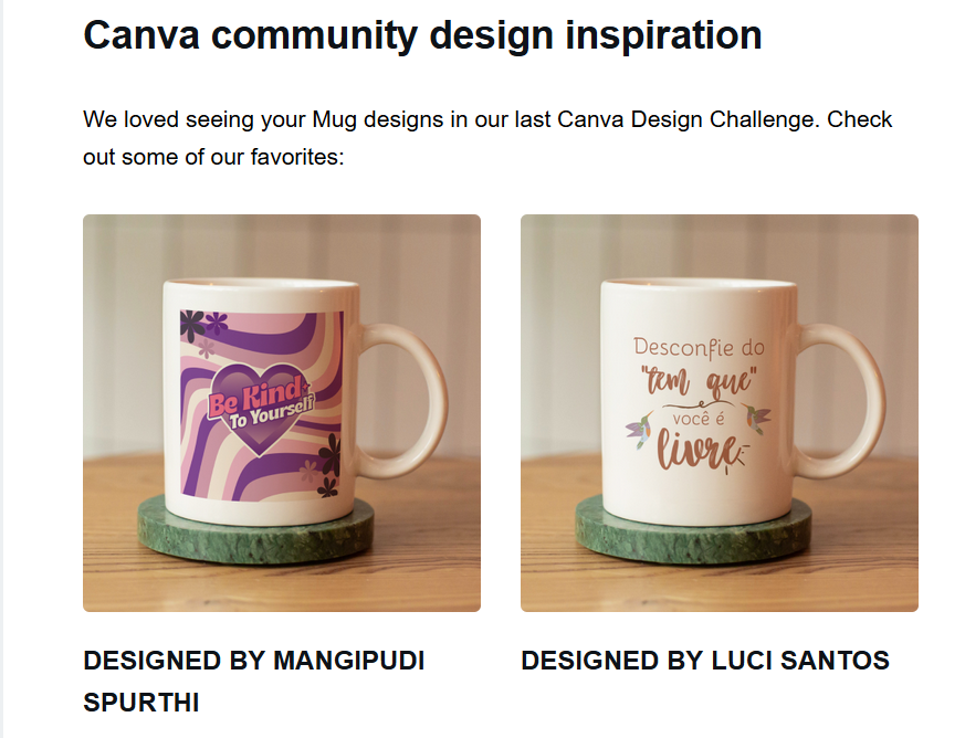Canva community design inspiration